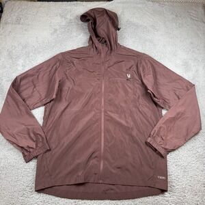 Vuori Mens Large Daybreak Windbreaker Hooded Jacket V523 Full Zip Lightweight